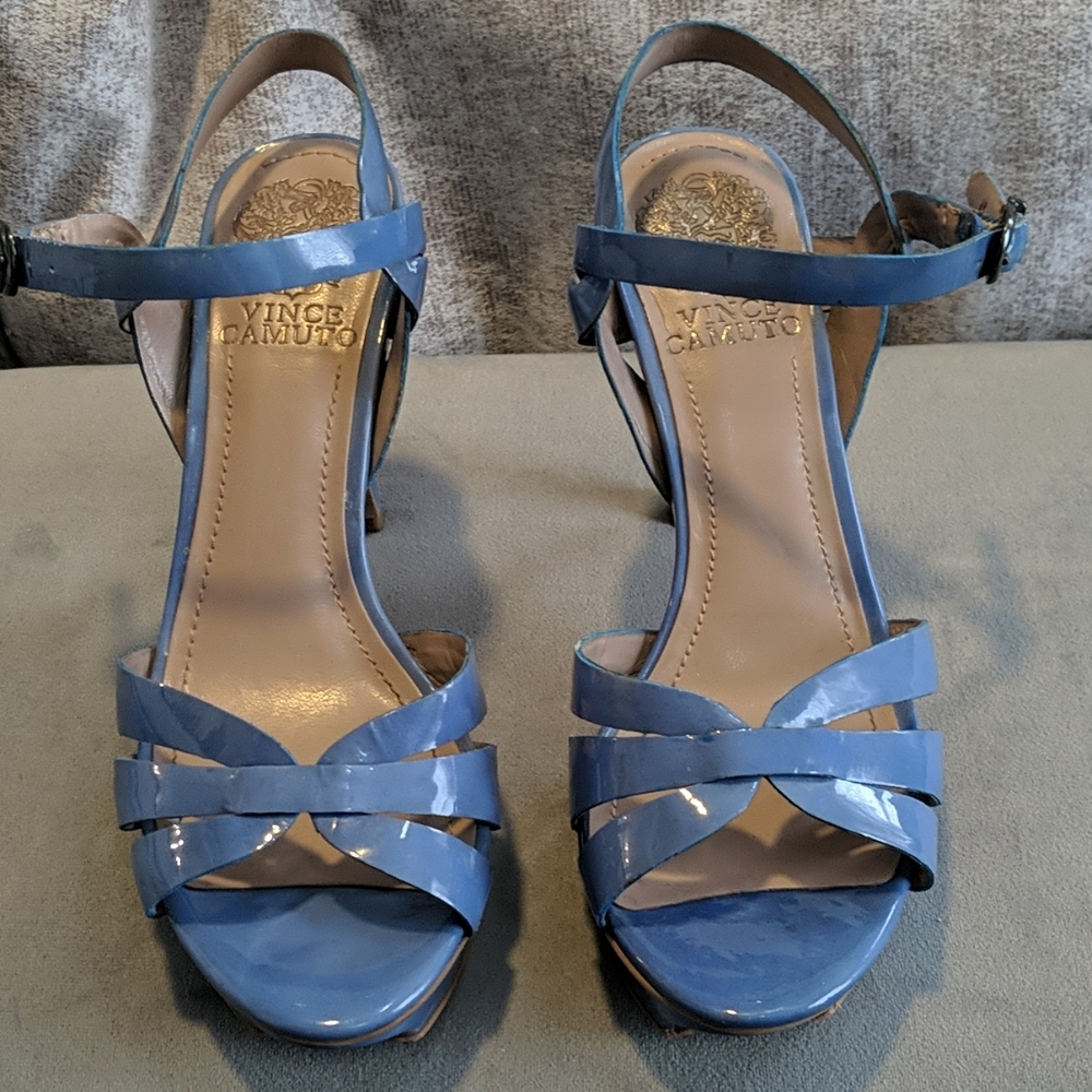 Vince Camuto Peppa Heels Blue 6